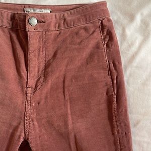 Free people corduroy blush flare pants